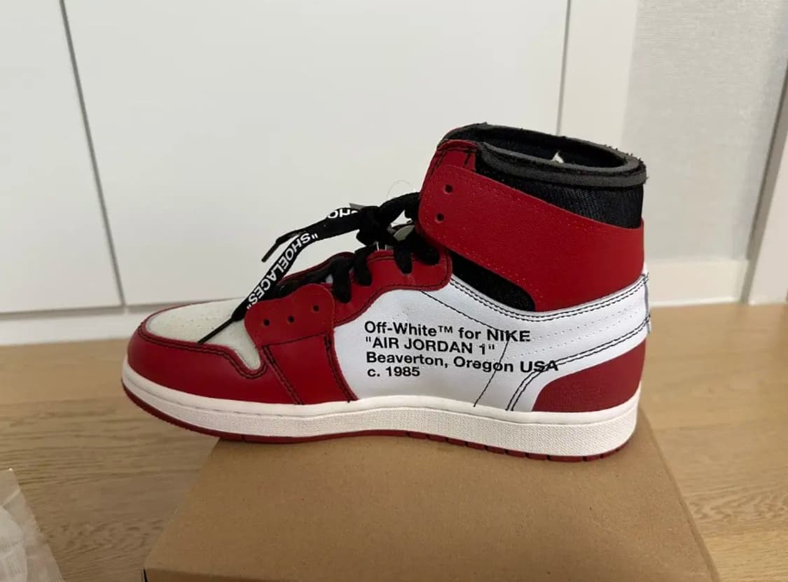 나이키 오프화이트 조던 1 og 시카고  상품이미지5