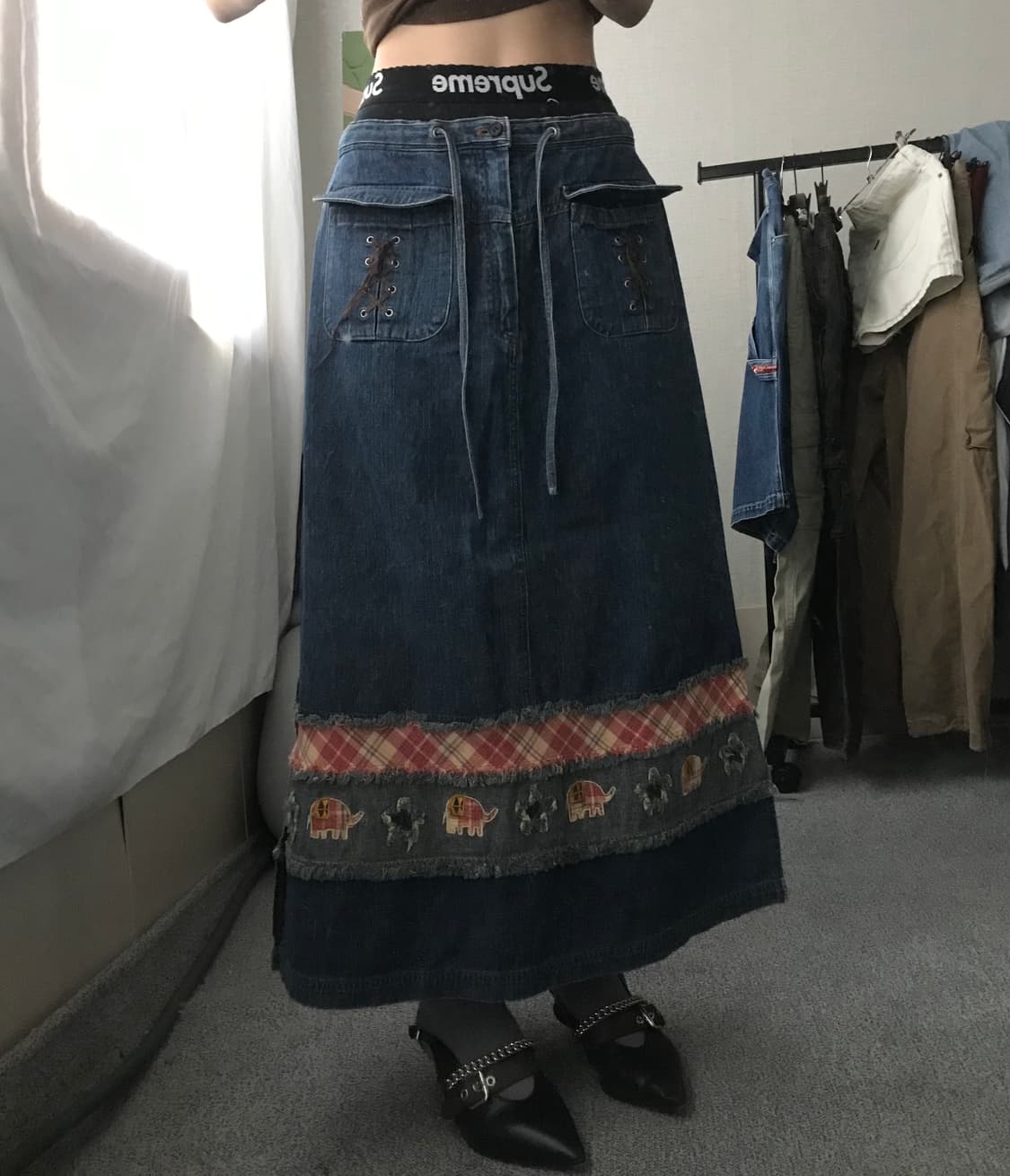 빈티지 보헤미안 맥시스커트 상품이미지2