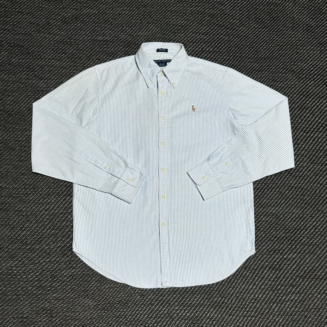 [L] Polo 폴로 랄프로렌 우먼즈 스트라이프 옥스퍼드 셔츠 상품이미지1