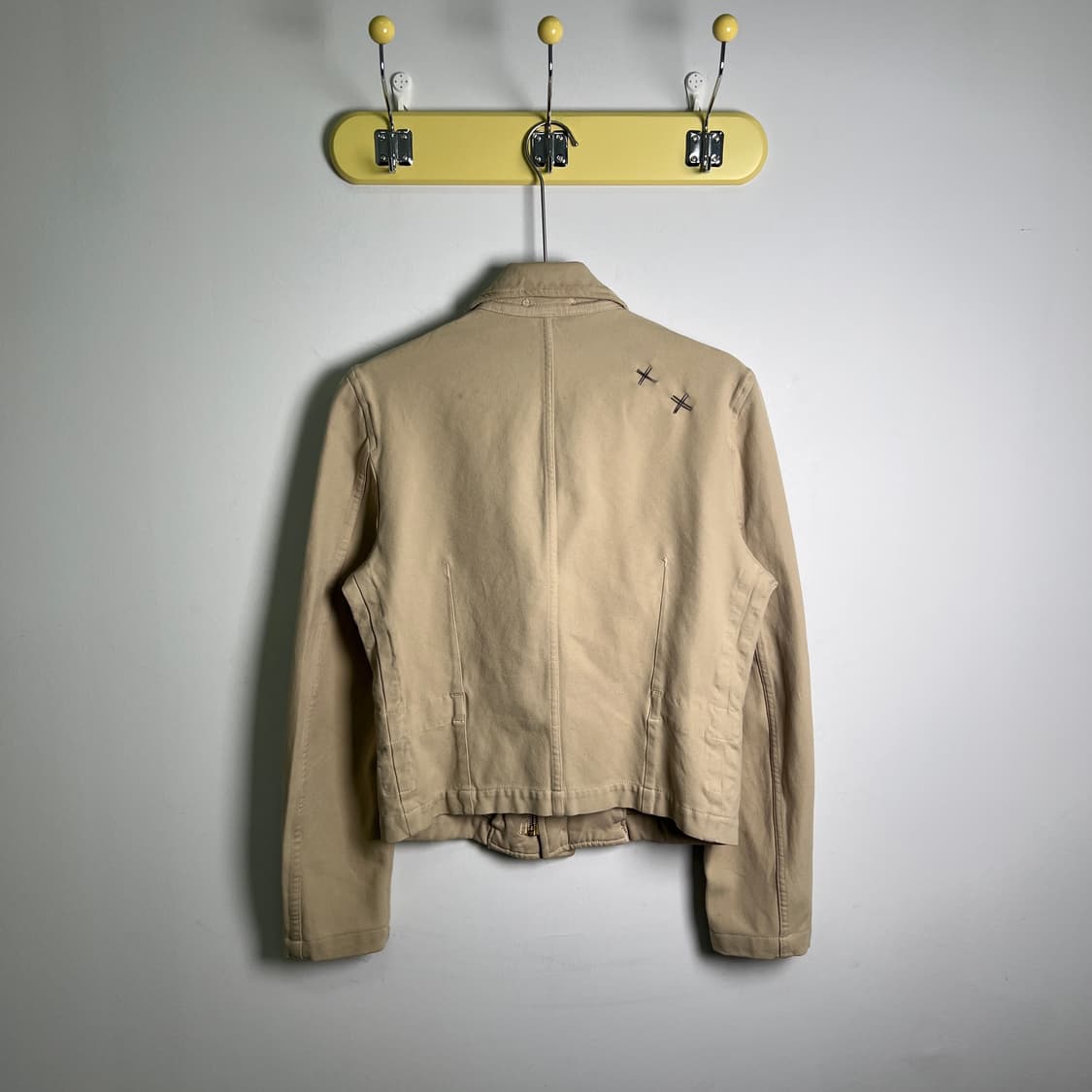 꼼데가르송 옴므 플러스 베이지 크롭 자켓 S 상품이미지2