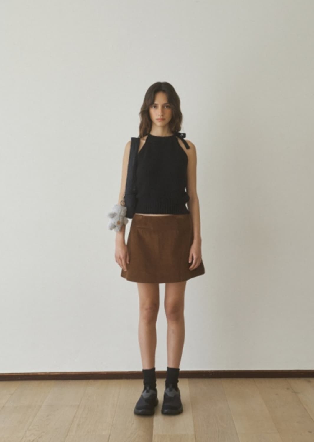 스무드무드 코듀로이 스커트 브라운 s 상품이미지2