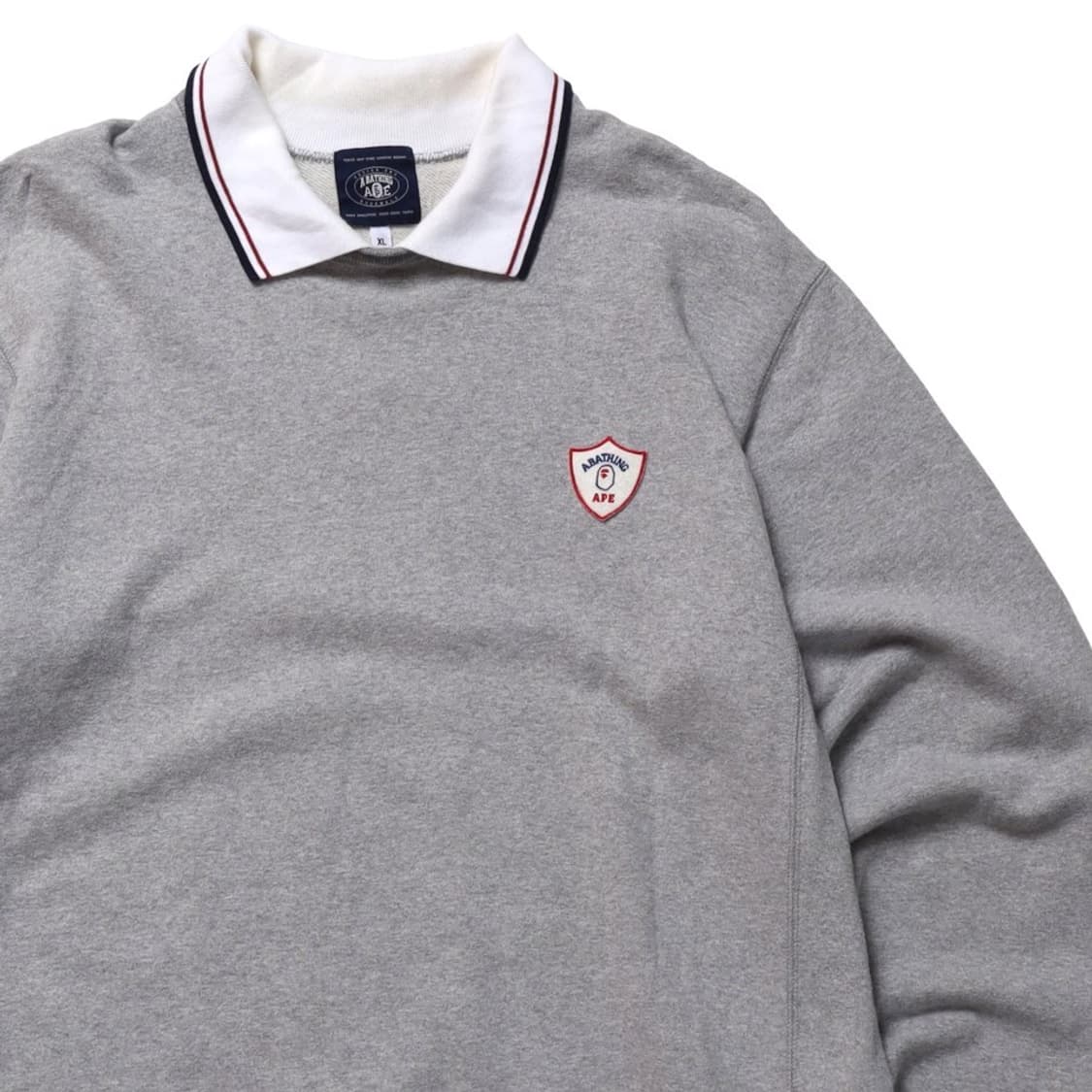 베이프 A Bathing Ape Logo Embroidered Rugby 상품이미지2