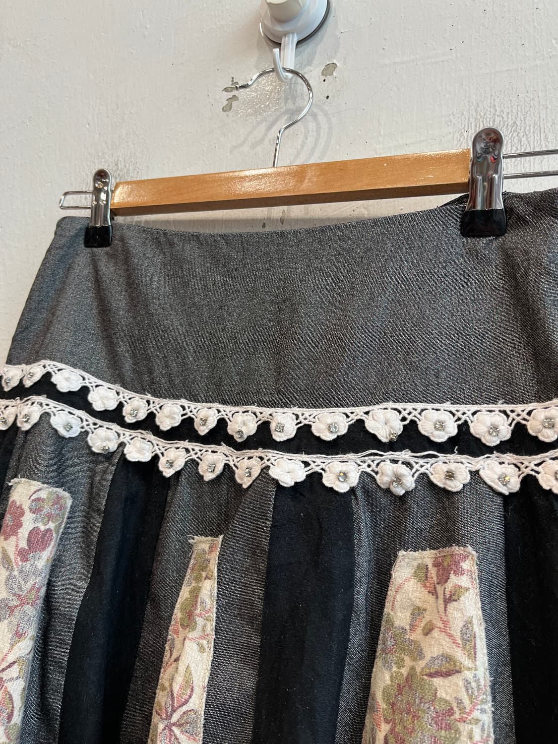 BLACK BUTTERFLY 레이스 스커트 치마  상품이미지5