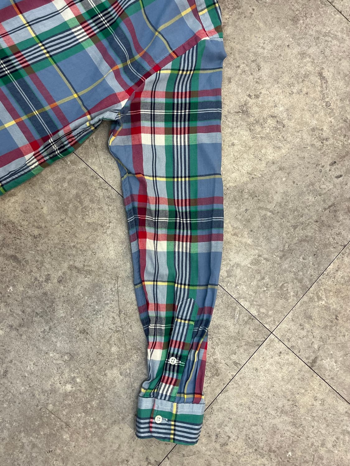 폴로 랄프로렌 체크 포켓 셔츠 스카이블루 M #csz3023 상품이미지10