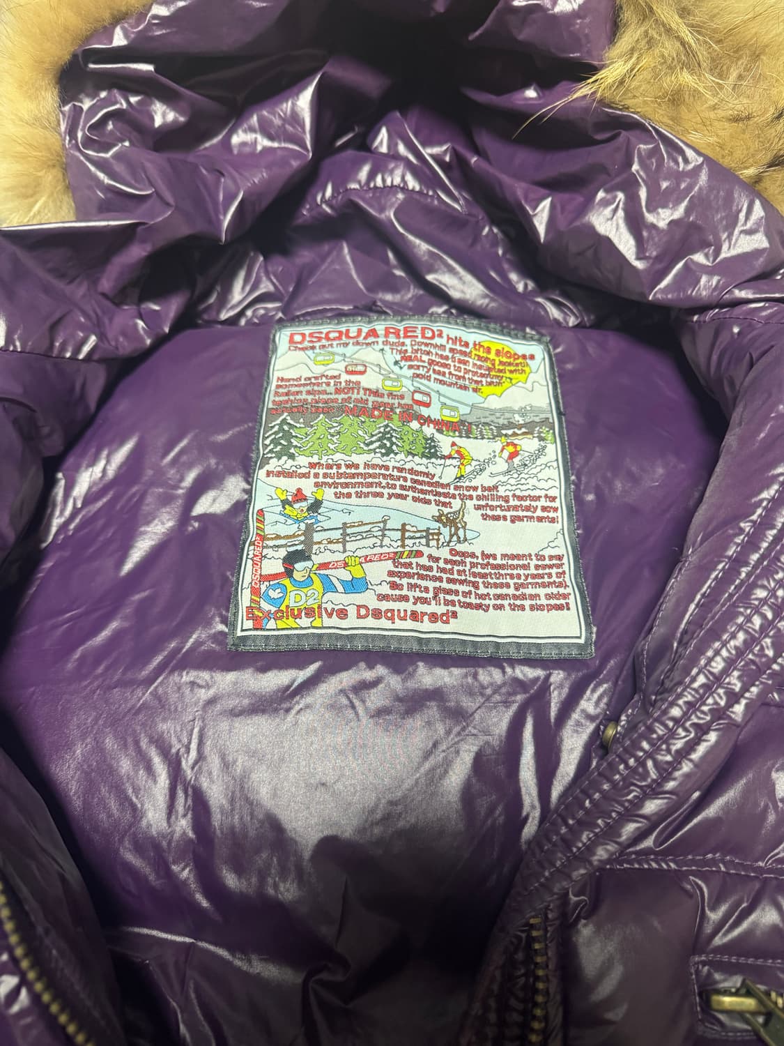 00’s Dsquared2 Fur Down Vest 상품이미지3