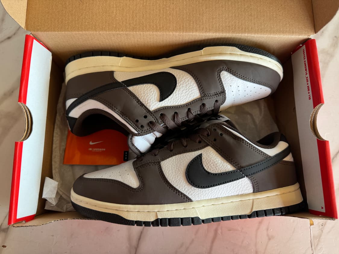 나이키 덩크 로우 레트로 네이쳐 바로크 브라운 화이트 265 팝니다 상품이미지6