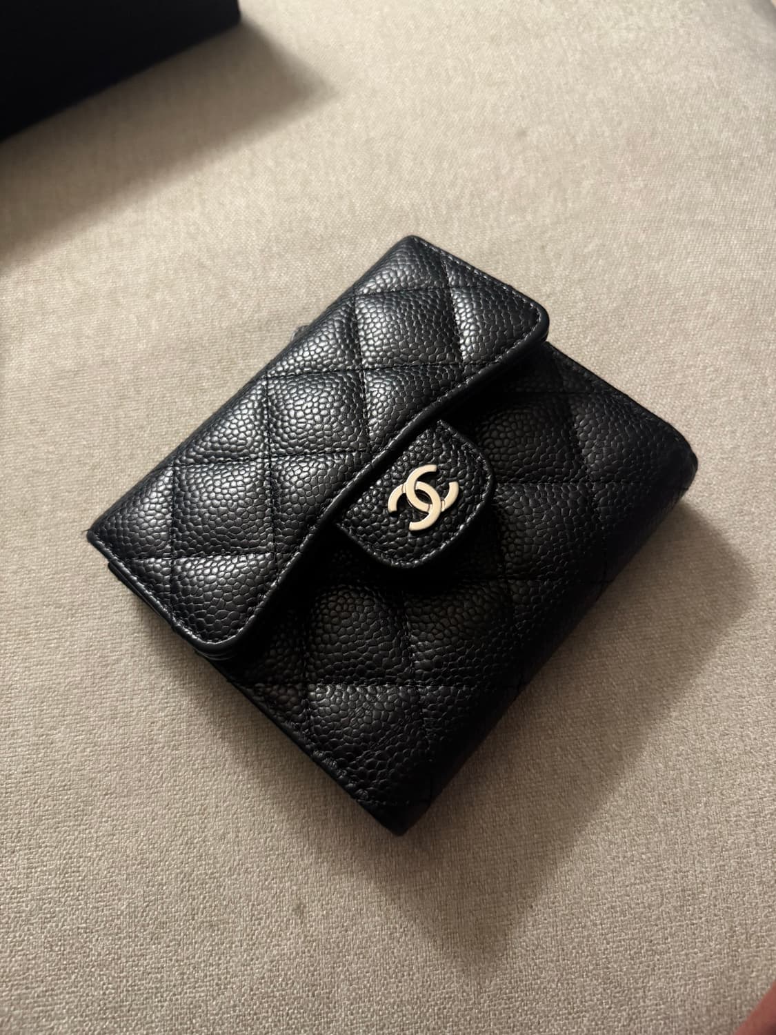 샤넬 샤넬 블랙 (샤넬 클래식 스몰 플랩 월렛 ) 지퍼 포함 S급 상품이미지7