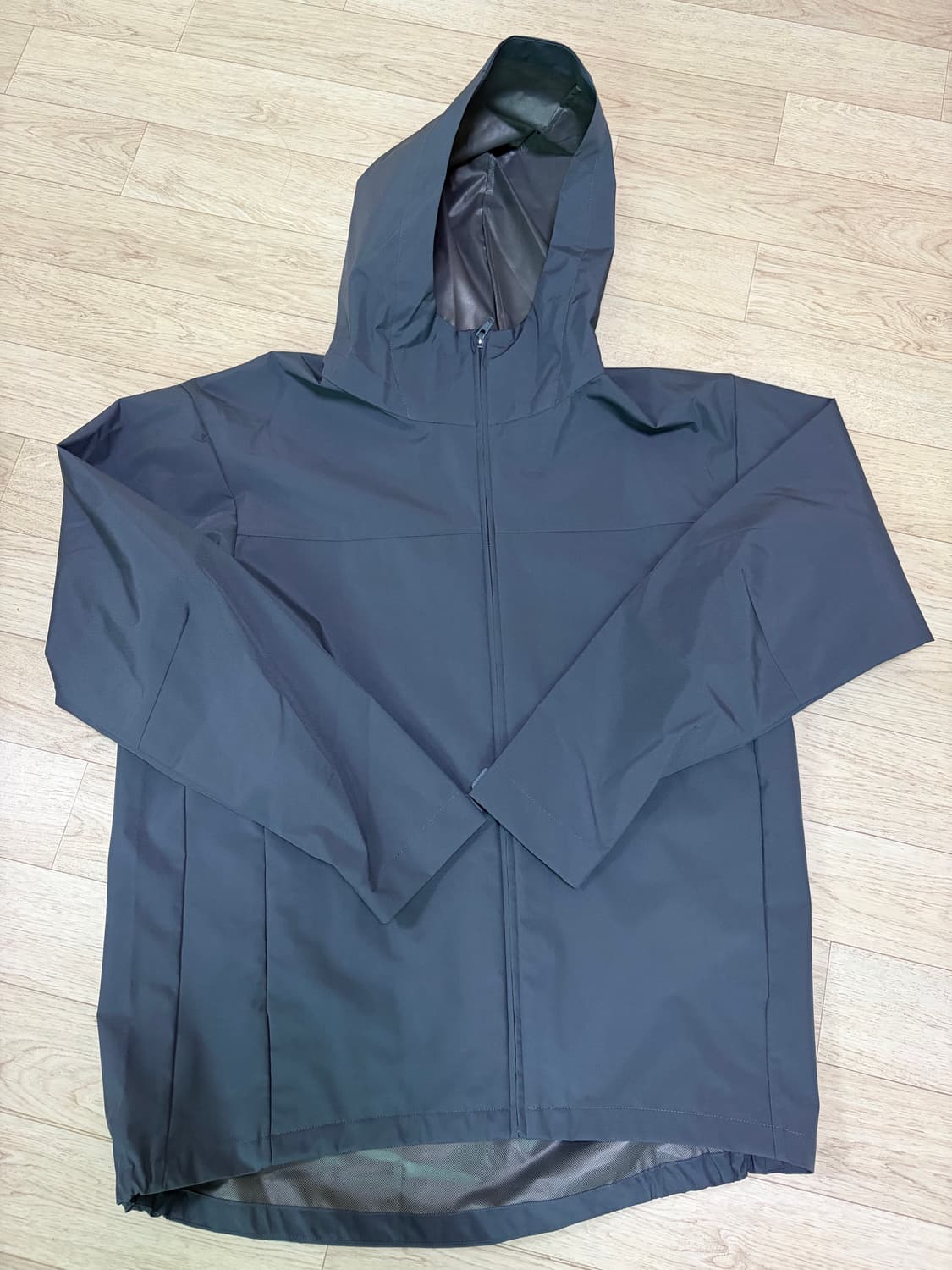 (L) 무인양품 발수 후드 재킷 스모키블루 상품이미지1