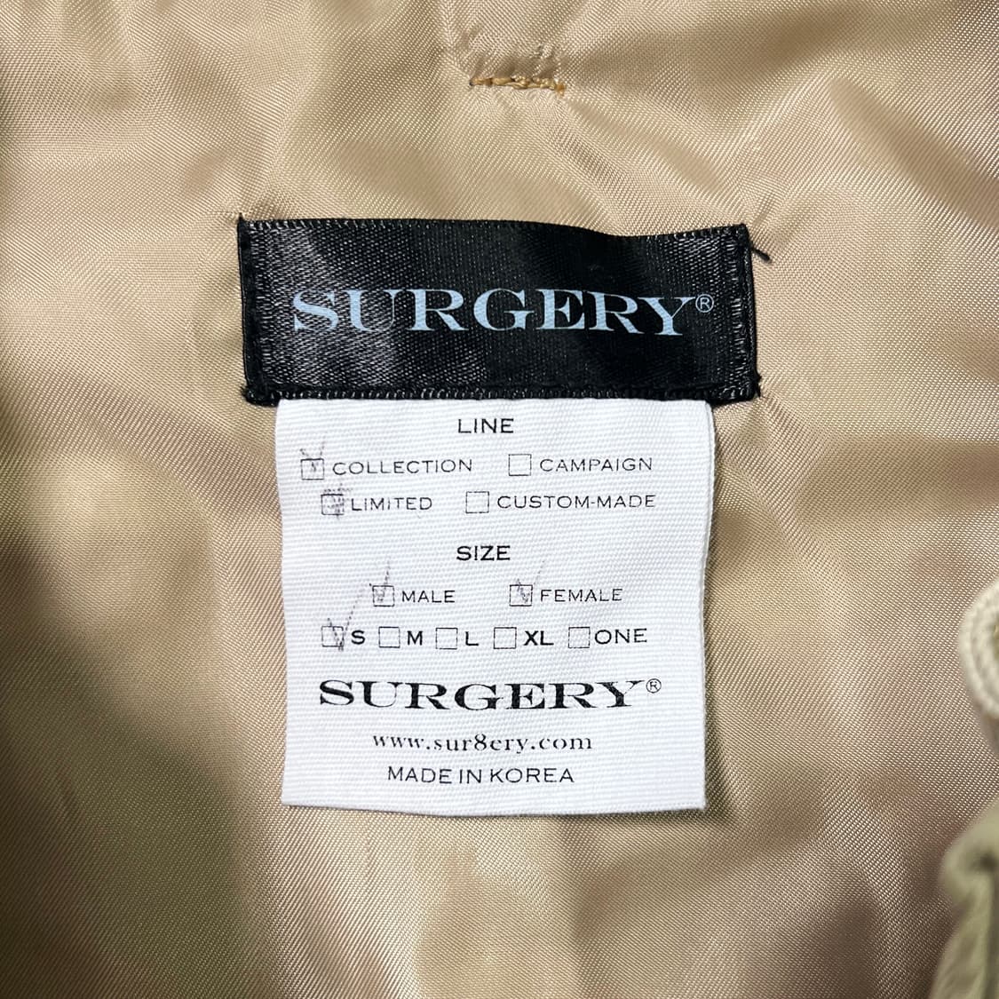 써저리 리빌드 데님 바이커 자켓 (S) 상품이미지8