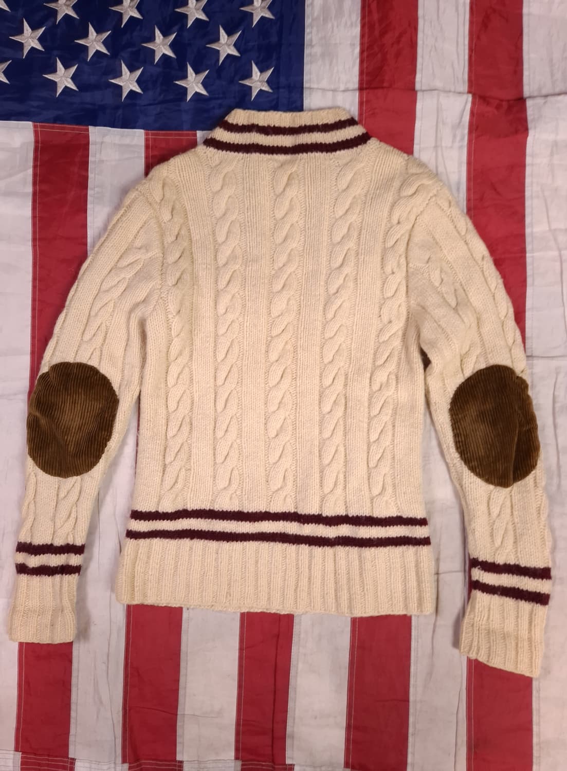 오리지날 랄프로렌폴로 크리켓 꽈배기 코듀로이 울 니트 상품이미지8