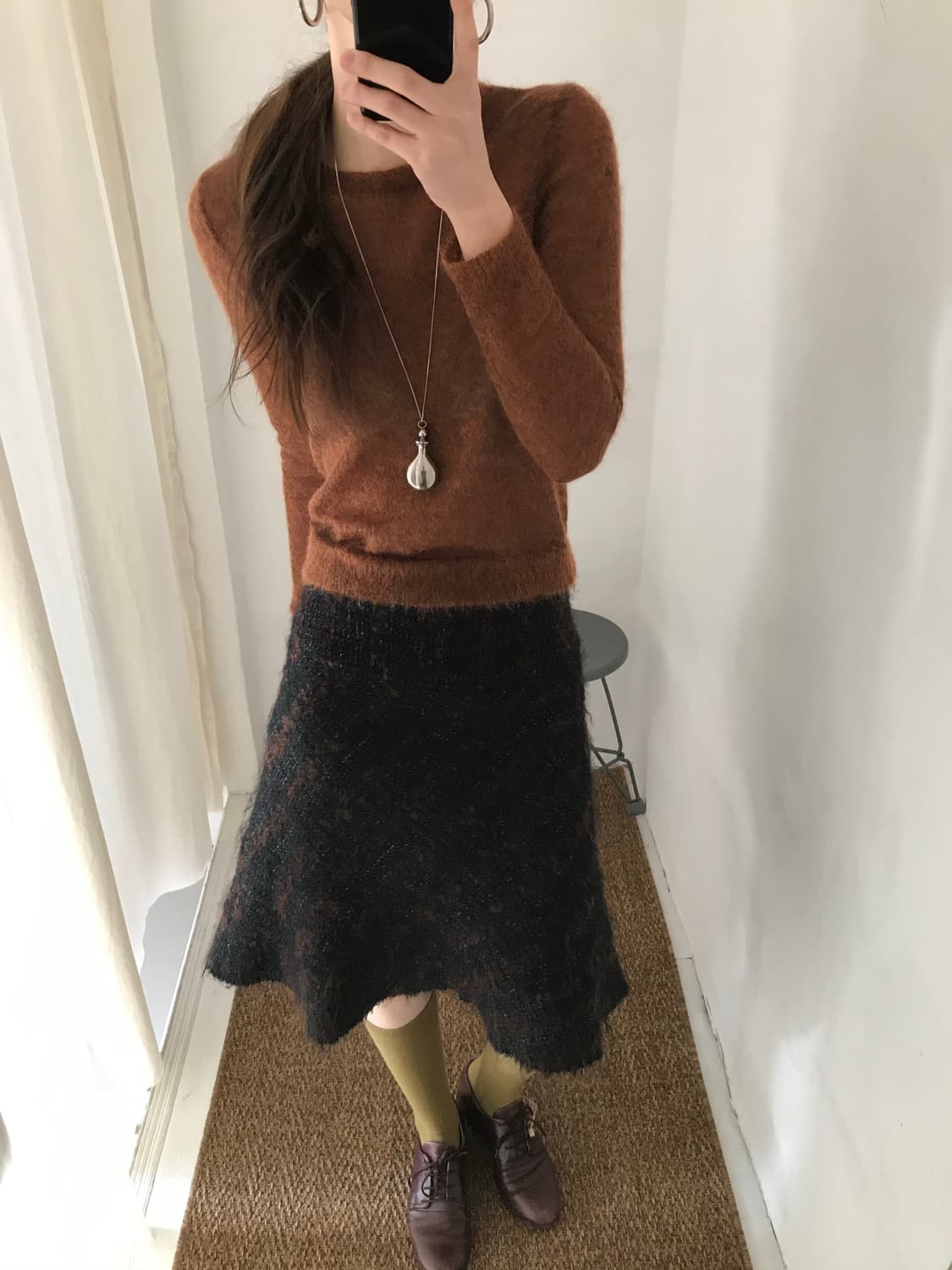 mohair round knit 상품이미지3