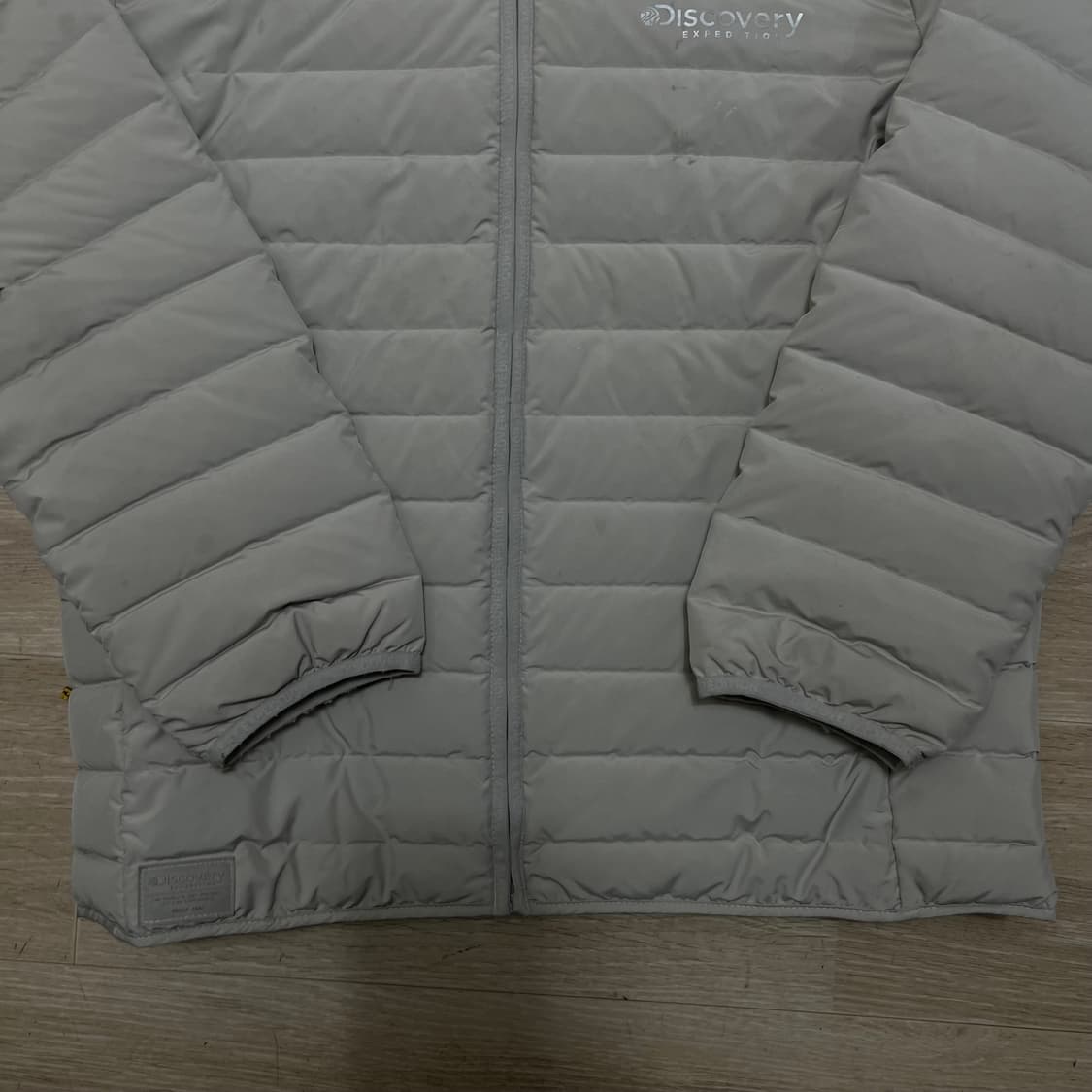 디스커버리 키즈 구스다운 경량패딩 점퍼 [베이지] 150 상품이미지3
