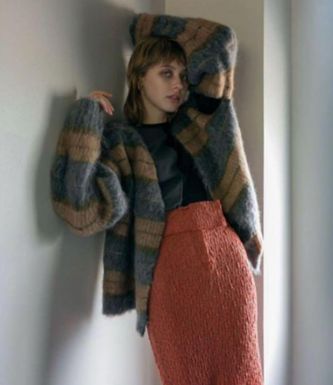 F) PERVERZE 퍼버즈 모헤어 가디건 상품이미지6