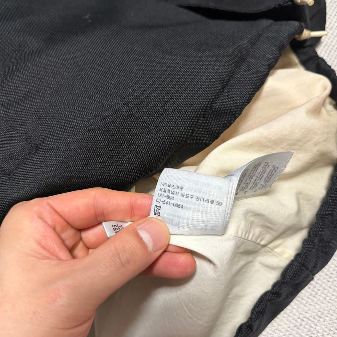 칼하트 WIP 스포츠 코치 자켓 블랙 상품이미지5