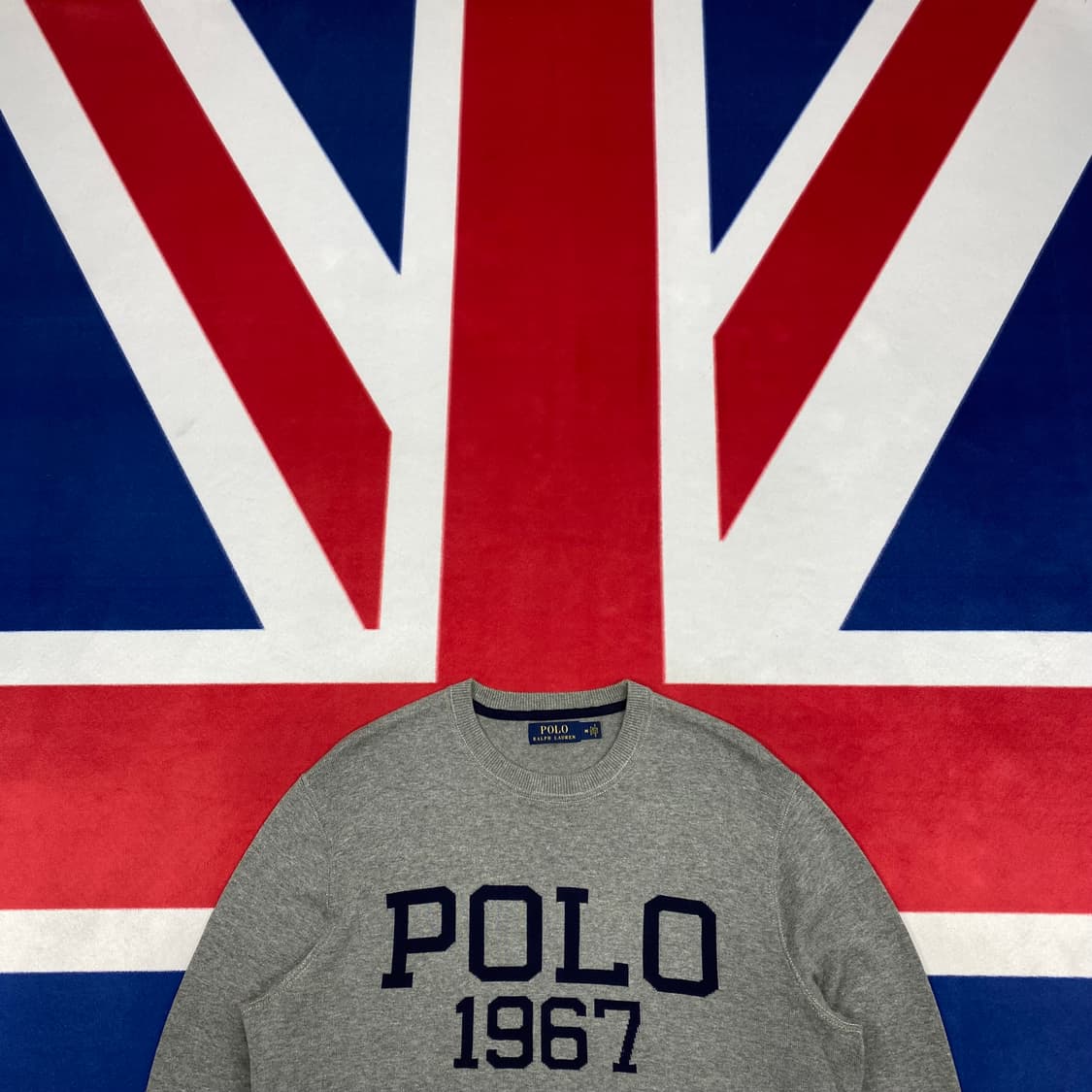 폴로 빅로고 니트 M실측 L  상품이미지2