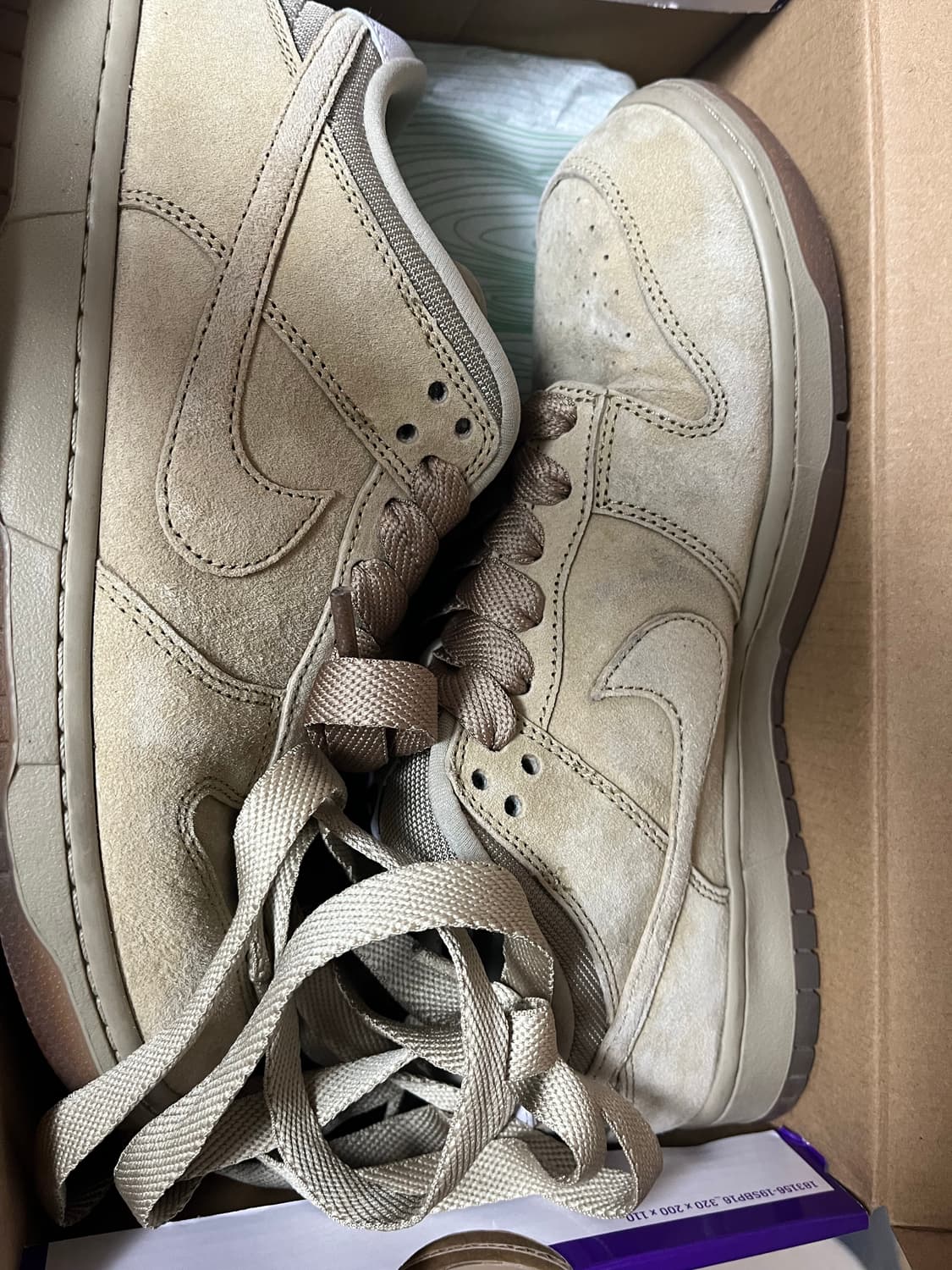 나이키 sb덩크 로우 프로 b 파라슈트 베이지 270 상품이미지7