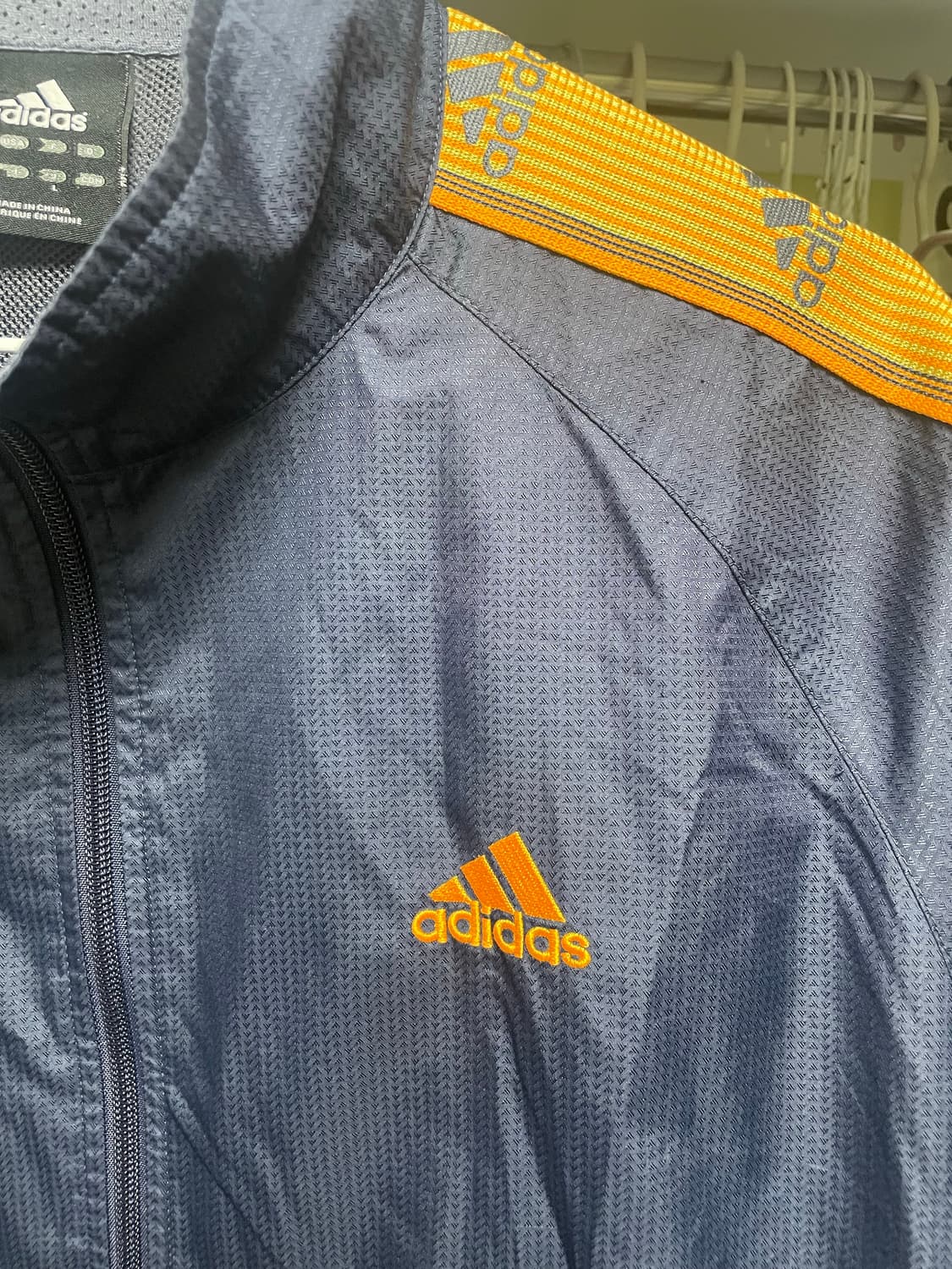 아디다스 네이비 바람막이 L 상품이미지4