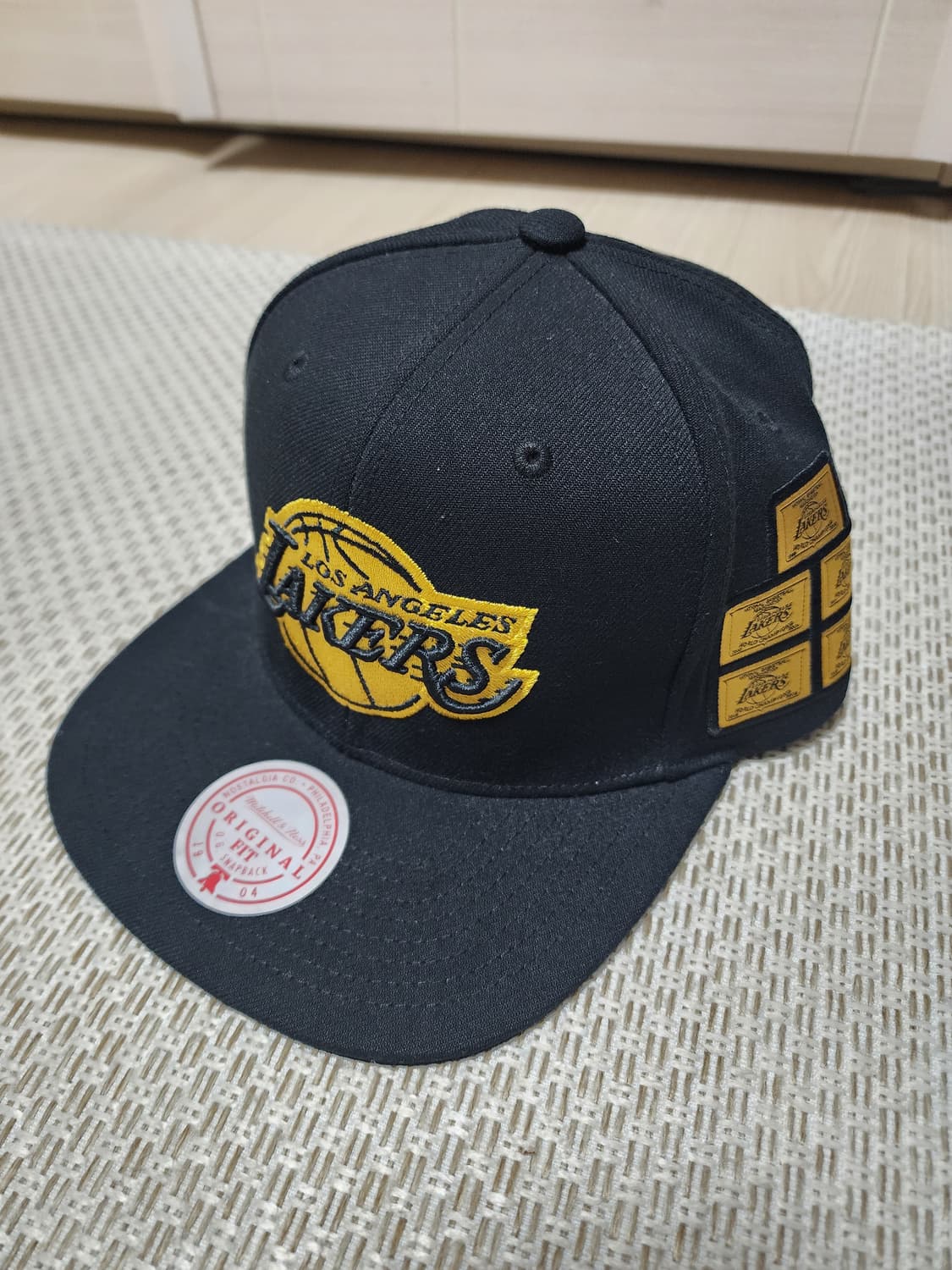  미첼앤네스 로스앤젤레스 레이커스 코비 브라이언트 챔피언 824 스냅백 상품이미지5