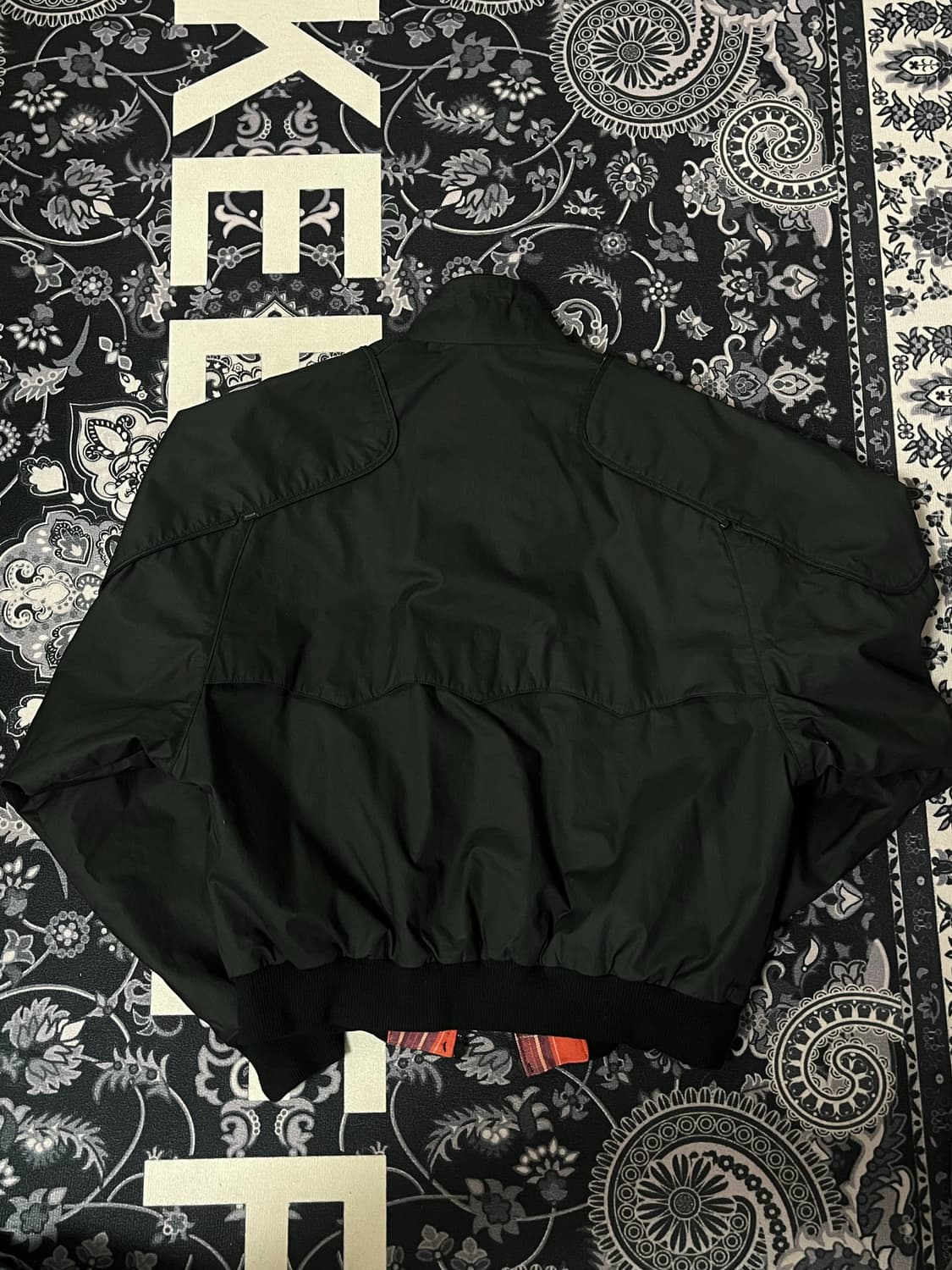 캐피탈 드라이 트윌 시아미스 봄버 골프 자켓 블랙 상품이미지2