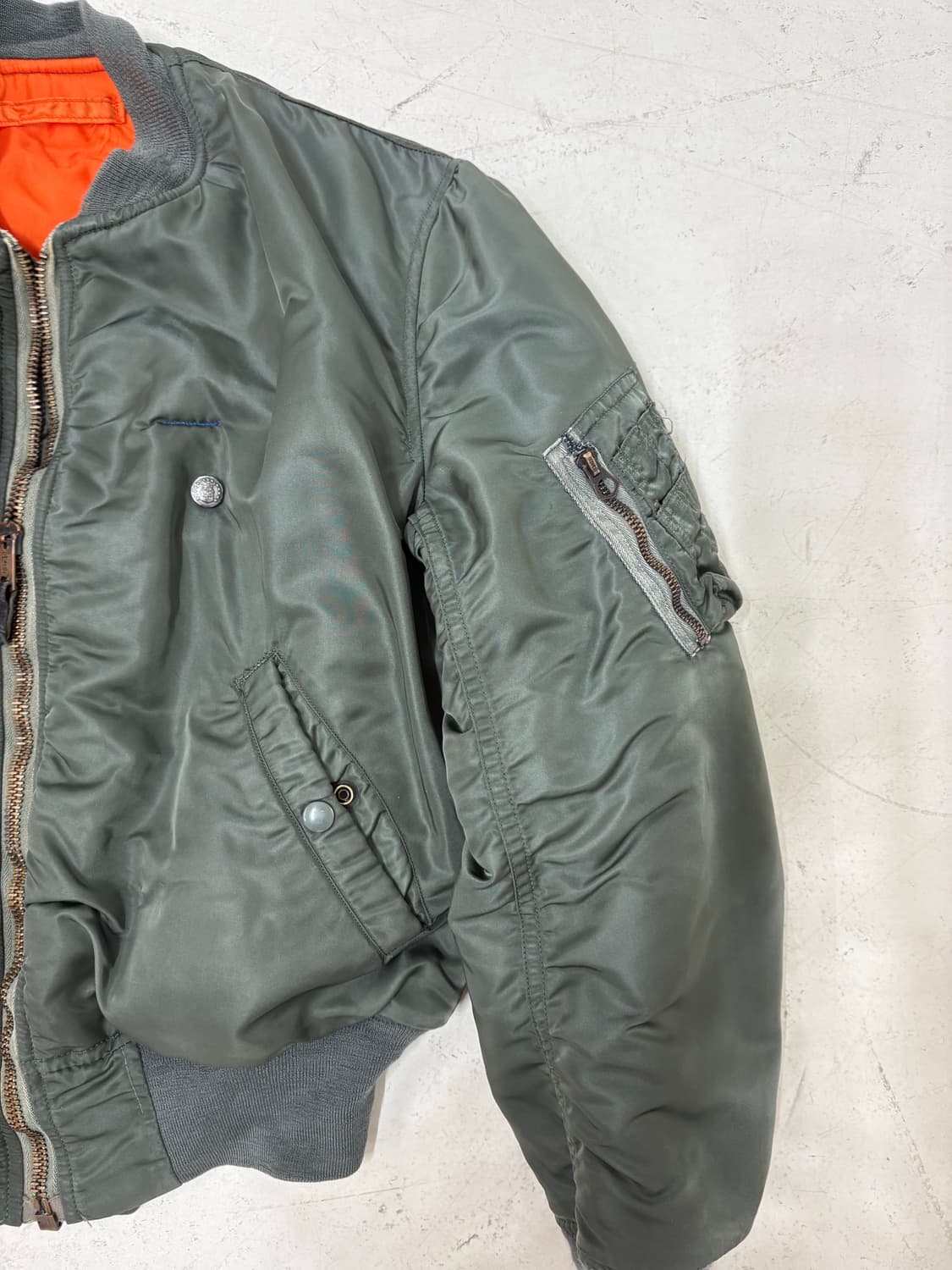Rare!!! 60;s USAF MA-1 Flight Jacket. 상품이미지2