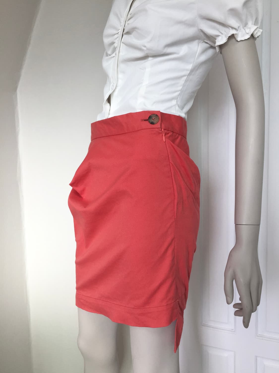 비비안웨스트우드 Iconic Draped  Coral Skirt 상품이미지5