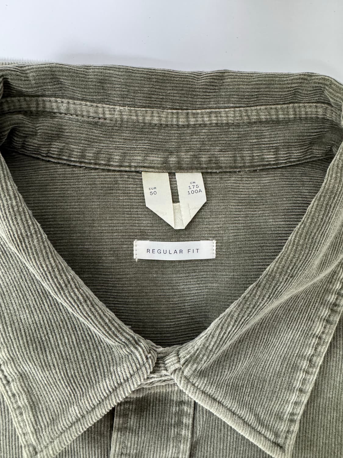 [50] 아르켓 코듀로이 셔츠 올리브 상품이미지3