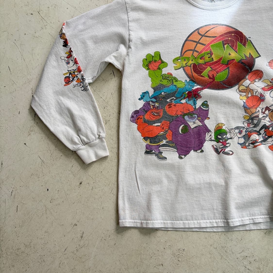 루니툰즈 스페이스 잼 오피셜 빈티지 롱슬리브 M 상품이미지3