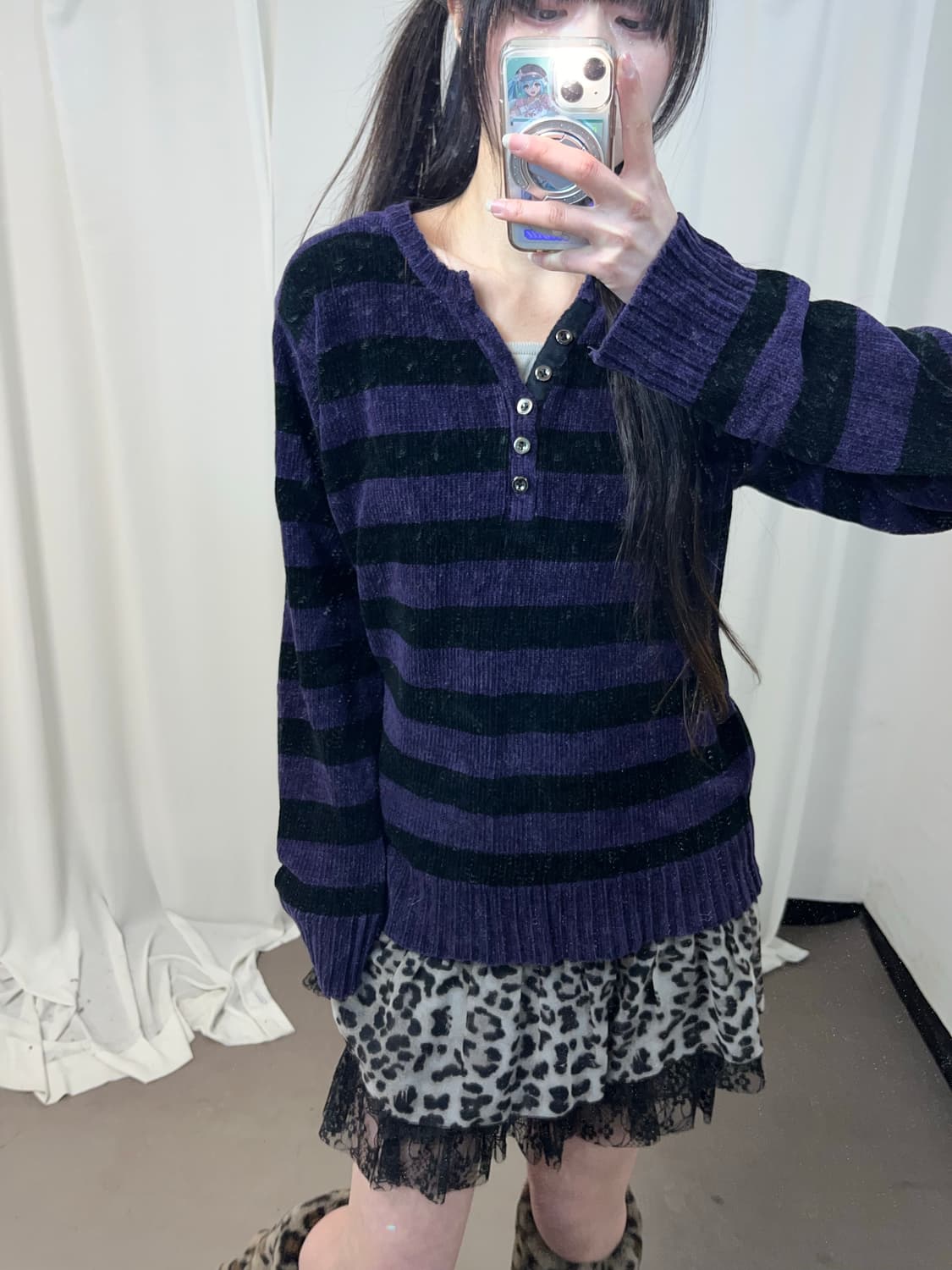 포켓걸st 스트라이프 니트 상품이미지5