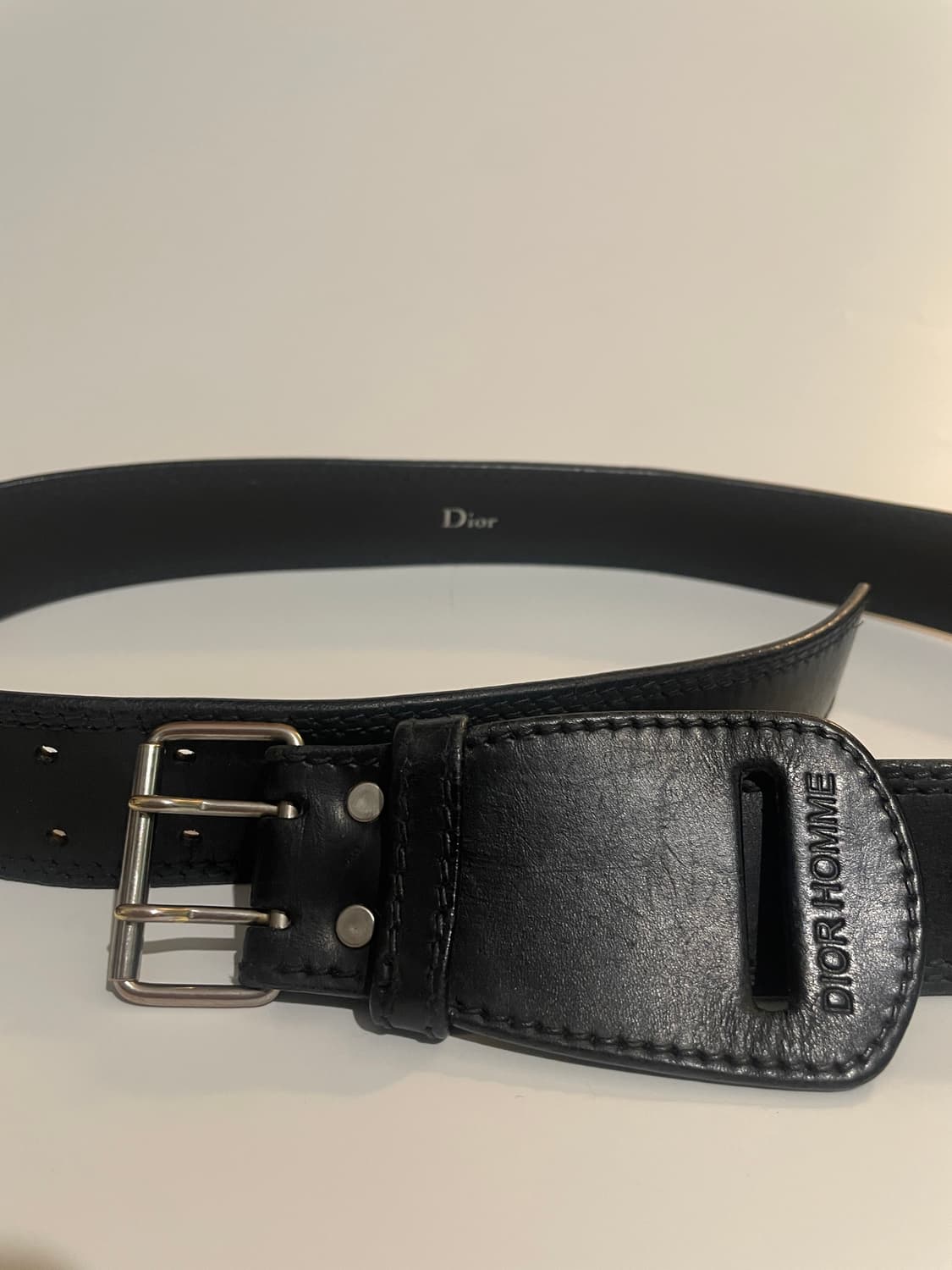 Dior Homme 07 FW Nevigate 더블 홀 벨트 hedi 상품이미지5