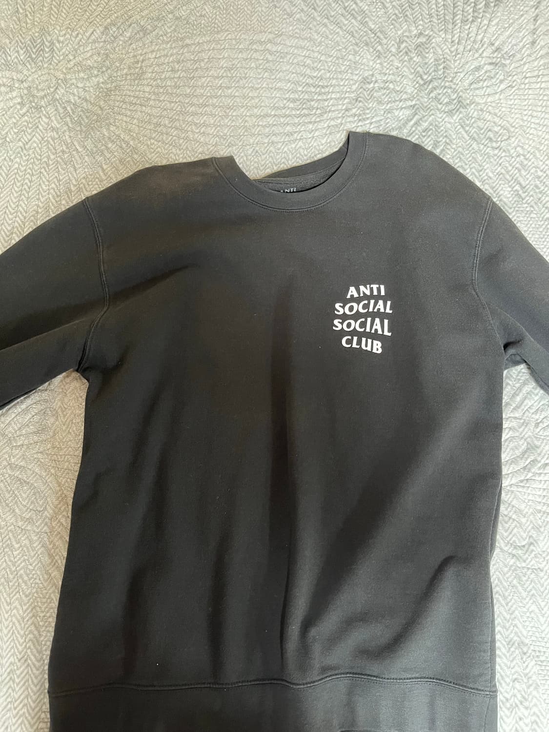 안티소셜소셜클럽 기본 로고맨투맨 L 상품이미지1