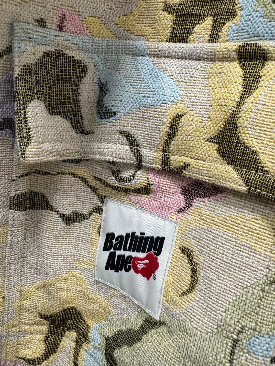 베이프 자카드 카모 워크 재킷 상품이미지2