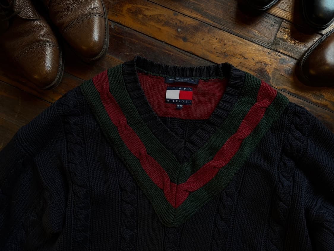 타미힐피거 케이블 니트 105 상품이미지2