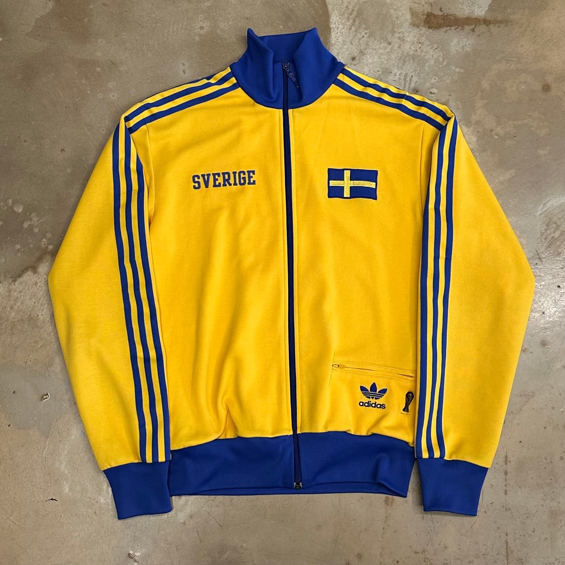 S 아디다스 스웨덴 블루라인 옐로우 트랙탑 상품이미지2