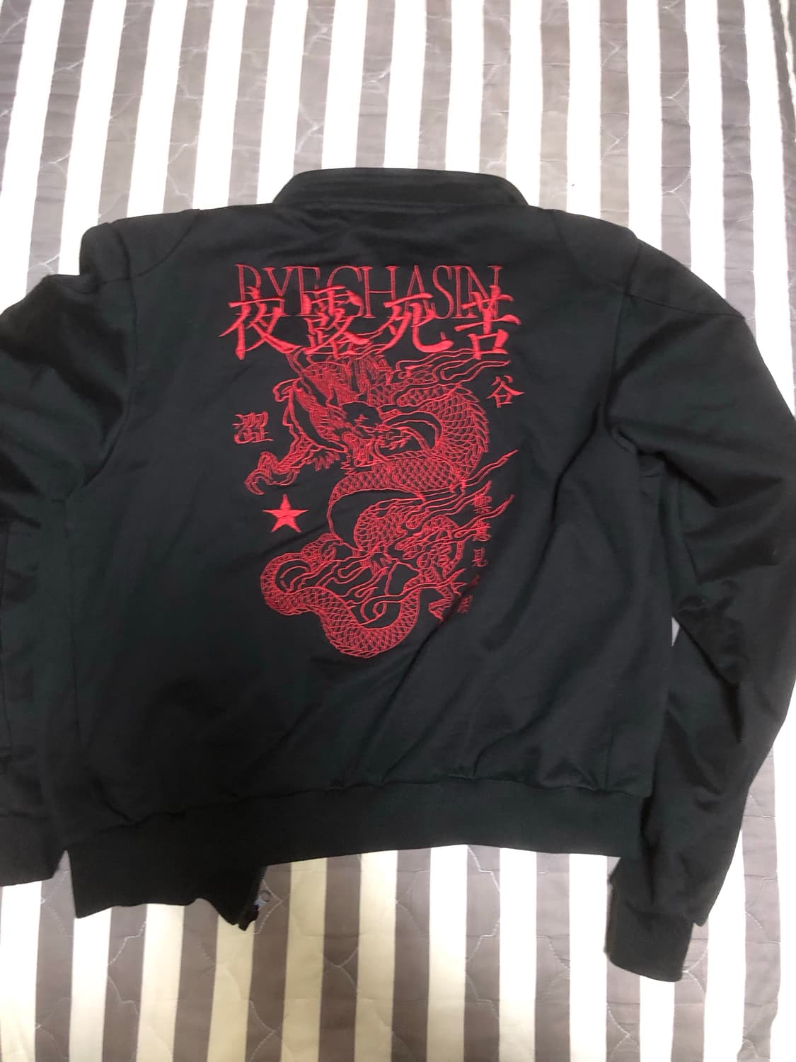 [M] rye chasin embroid 드래곤 트랙 자켓 상품이미지6