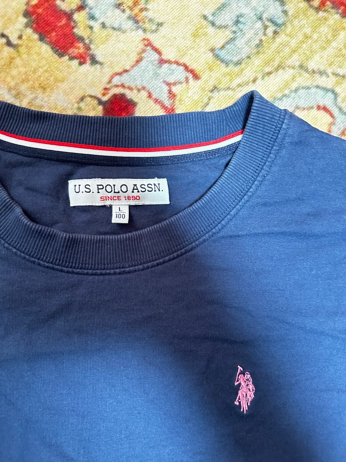 폴로 아쎈 네이비 긴팔 티셔츠 L 상품이미지2