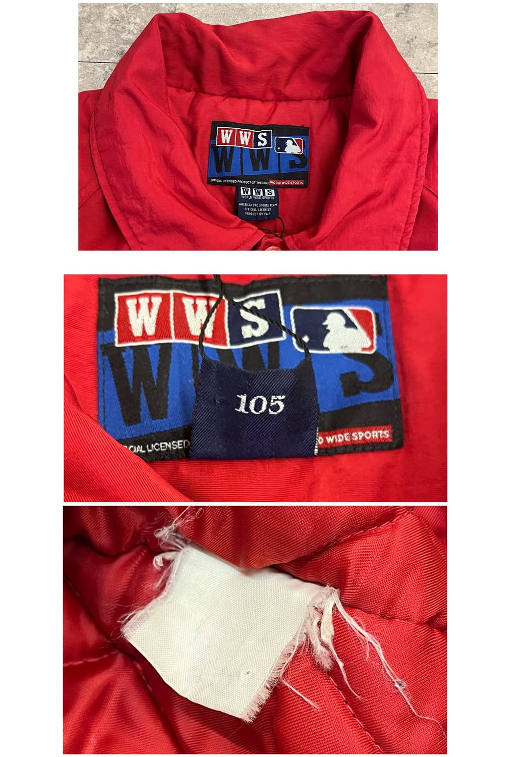 WWS 레드삭스 자켓 레드 105 #csz2358 상품이미지3