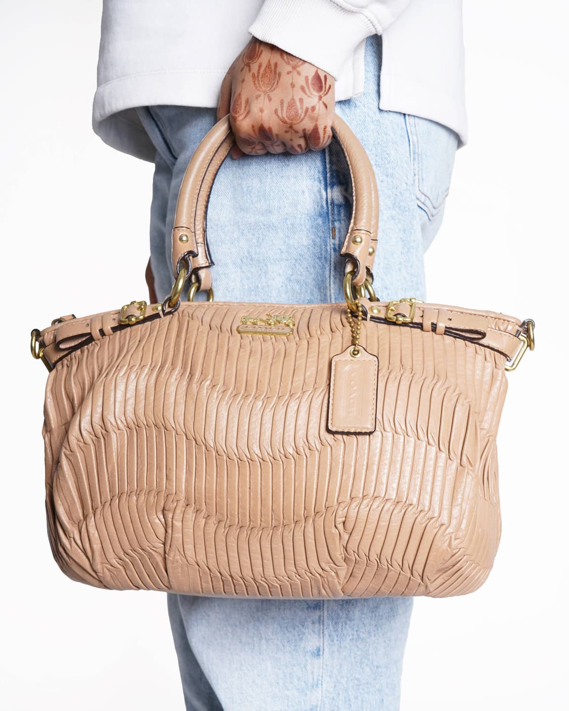 Coach madison gathered leather bag 상품이미지2