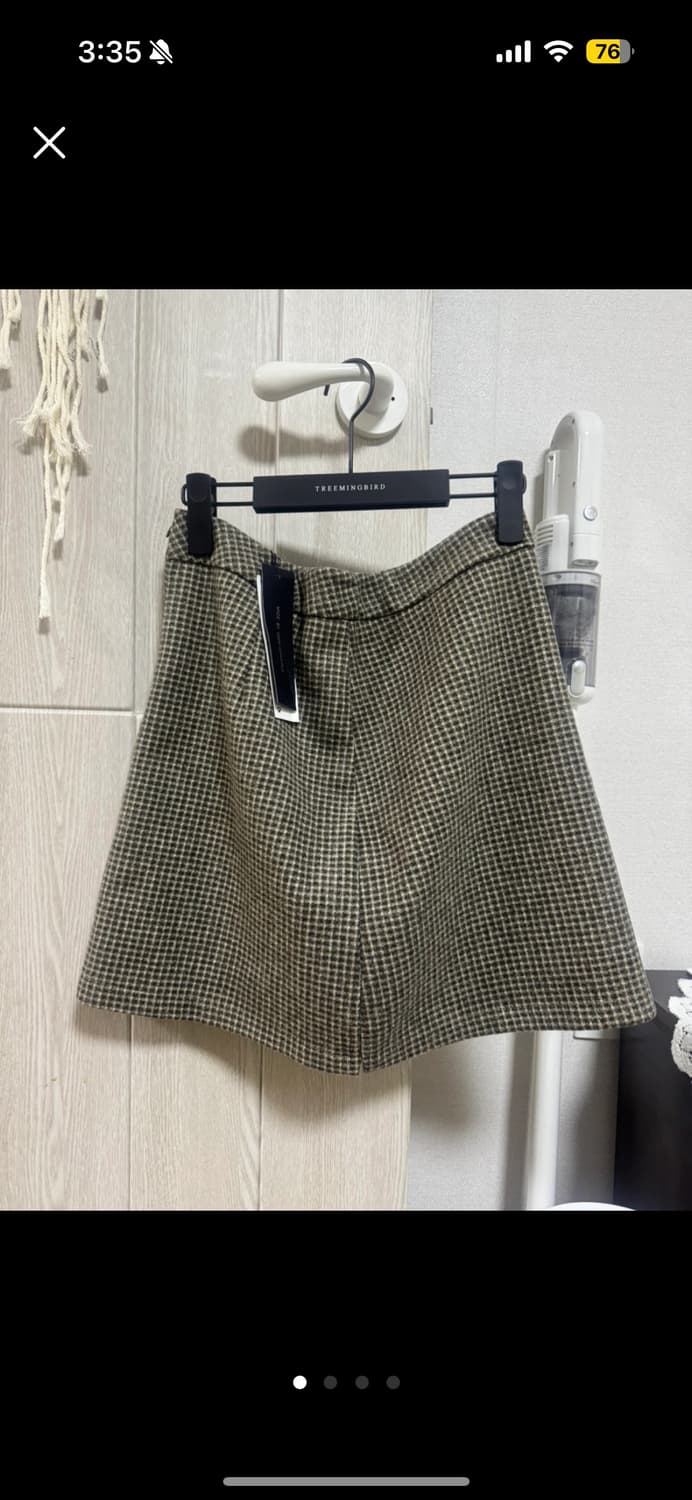 육육걸즈 핸드메이드 체크 울스커트 상품이미지1