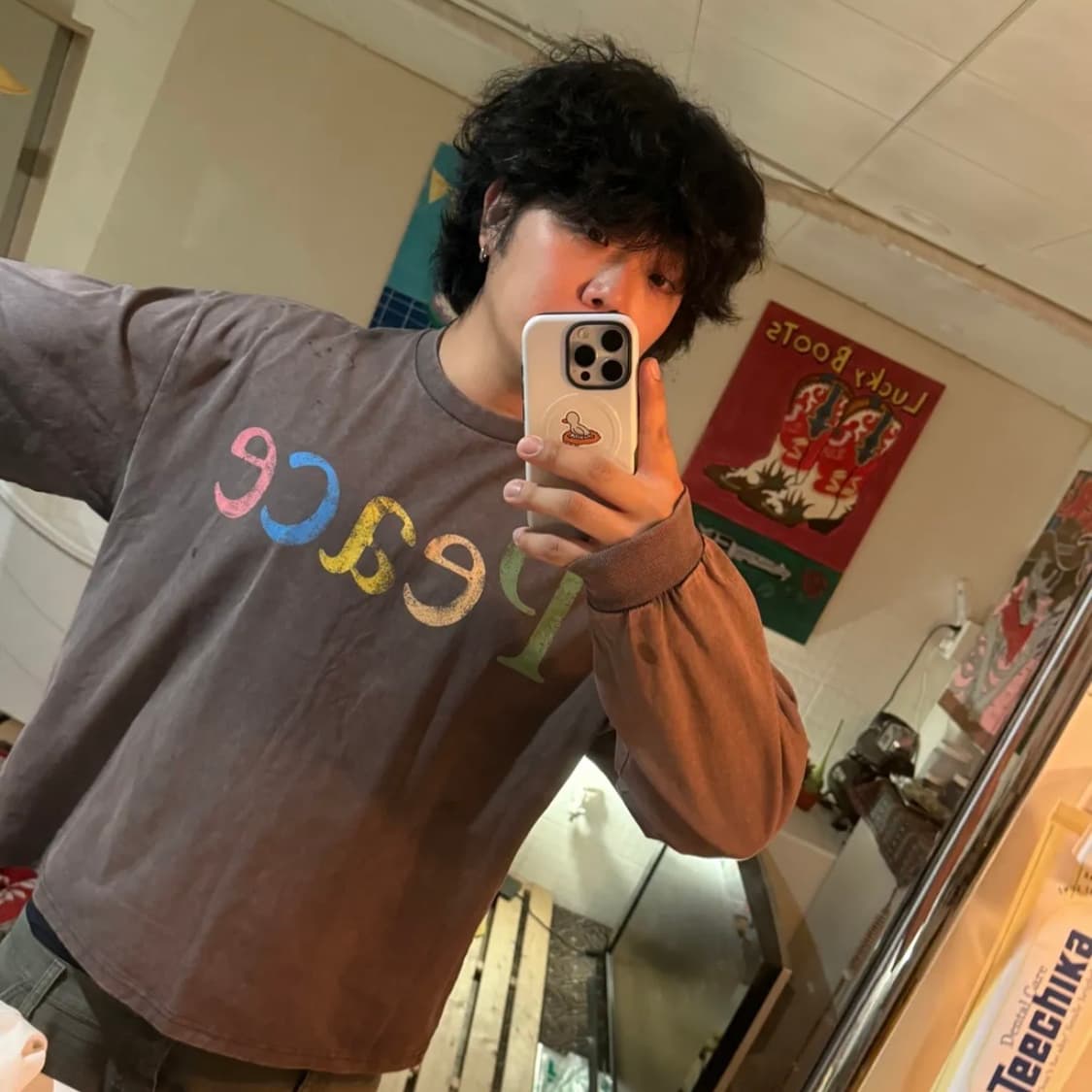 카이소 피스 롱슬리브 페디드 퍼플 상품이미지5