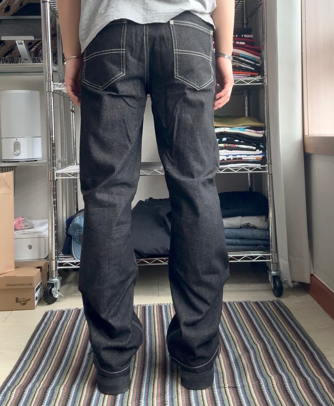 디메이든 흑청 데님 팬츠 상품이미지2