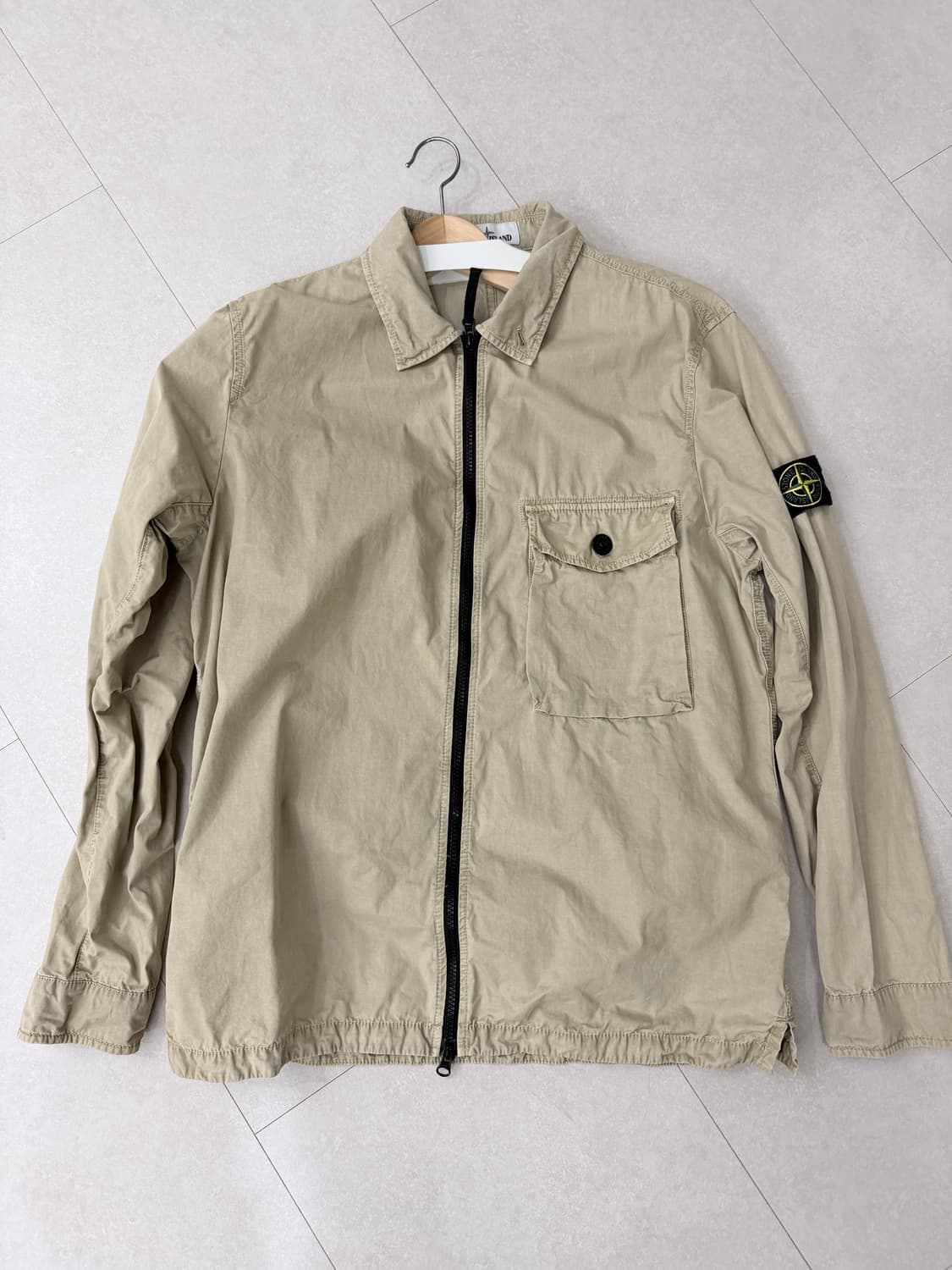 [2XL,무하자] 스톤아일랜드 올드이펙트 오버셔츠 자켓 상품이미지1