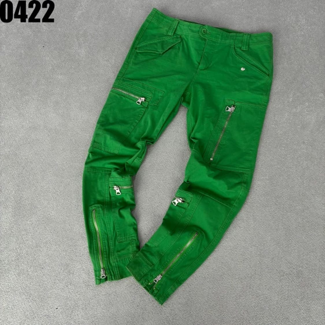 폴로 랄프로렌 y2k 그린 지퍼 카고 바지 32 상품이미지1