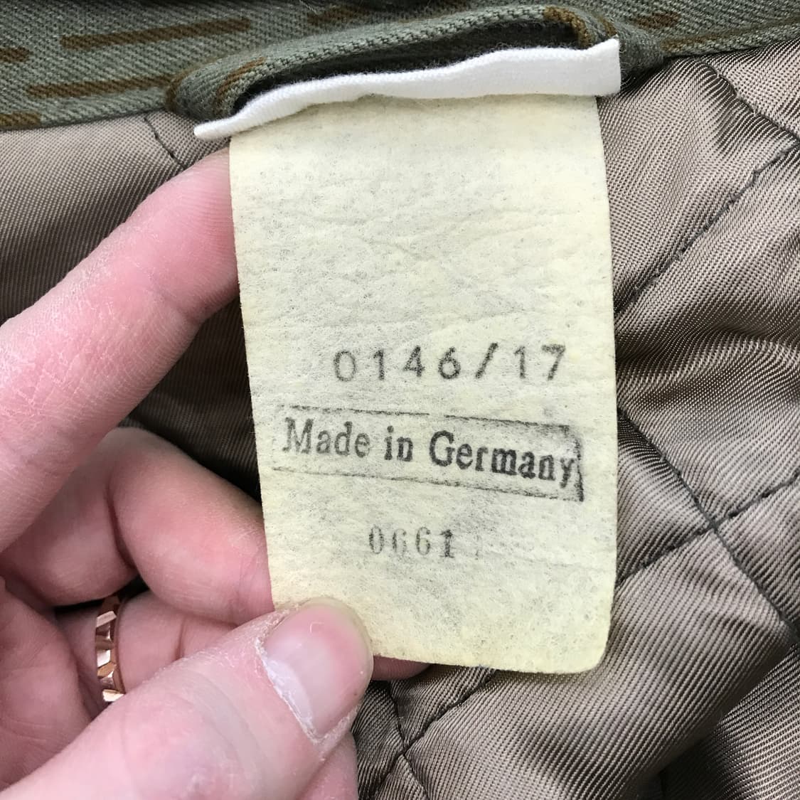 80s 동독군 동계 방한 컴뱃 야상점퍼 [48] 상품이미지4