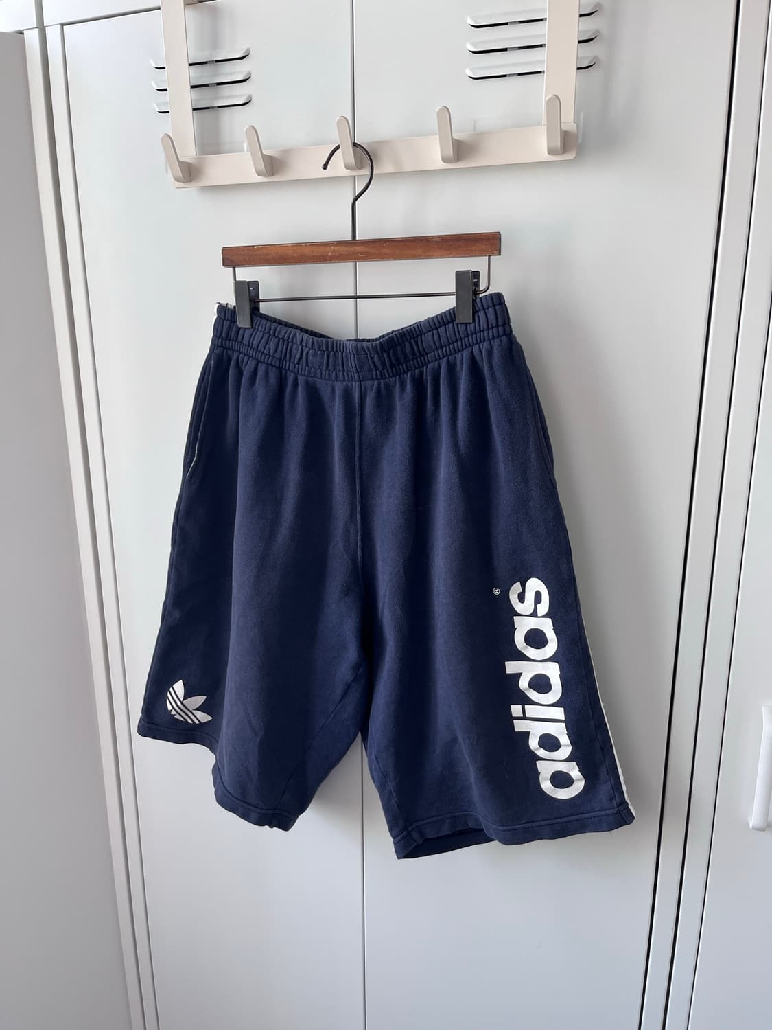 90's adidas 아디다스 네이비 카프리 숏츠 트레이닝팬츠 상품이미지8