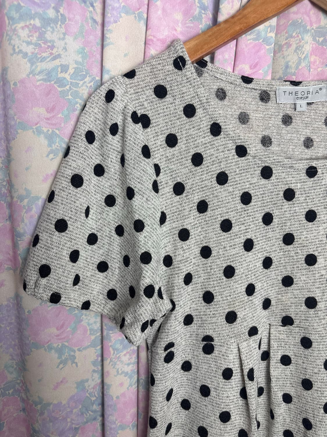 그레이 반소매 니트 원피스  상품이미지6