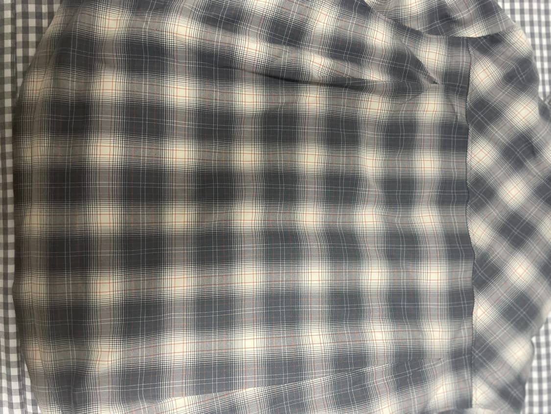 알렌느 체크 후드 패딩 상품이미지2