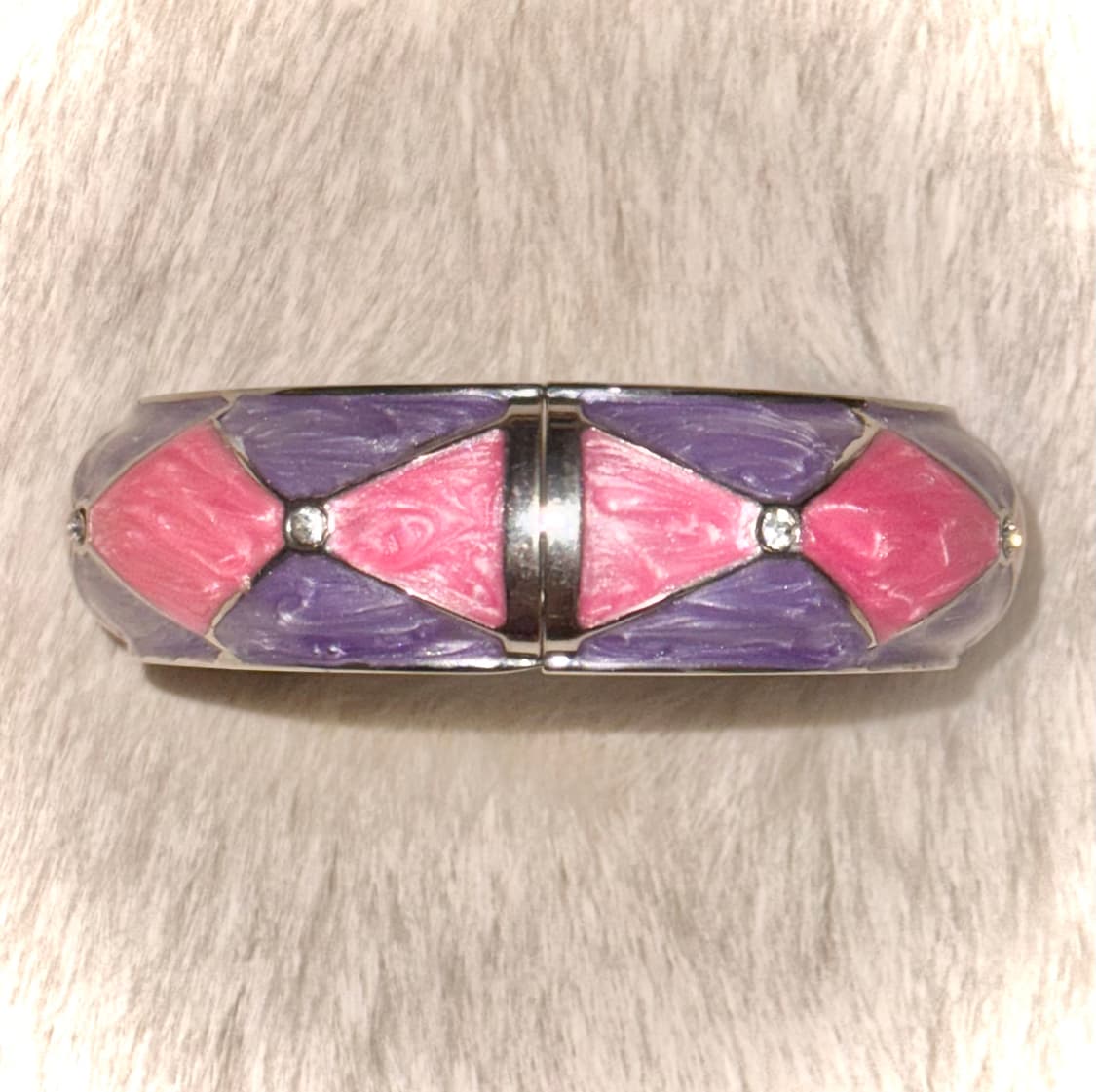 헤이세이 핑크 다이아 갸루 뱅글 팔찌 상품이미지2