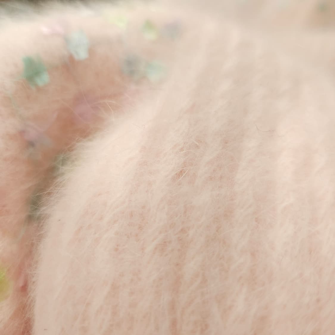 핑크 파스텔 자수 앙고라 니트 상품이미지8