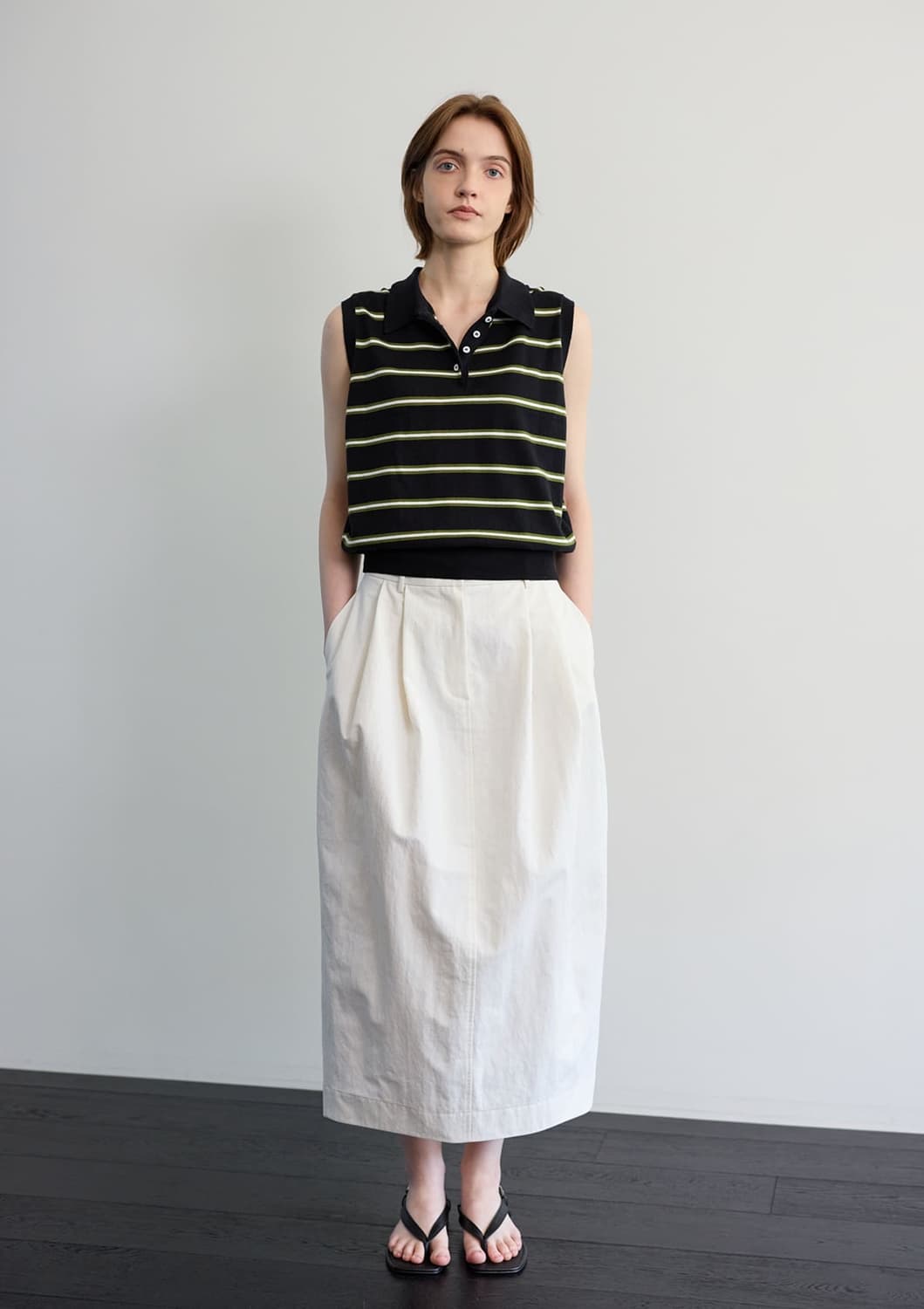 문달 스커트 Bud Skirt in Ivory 상품이미지1