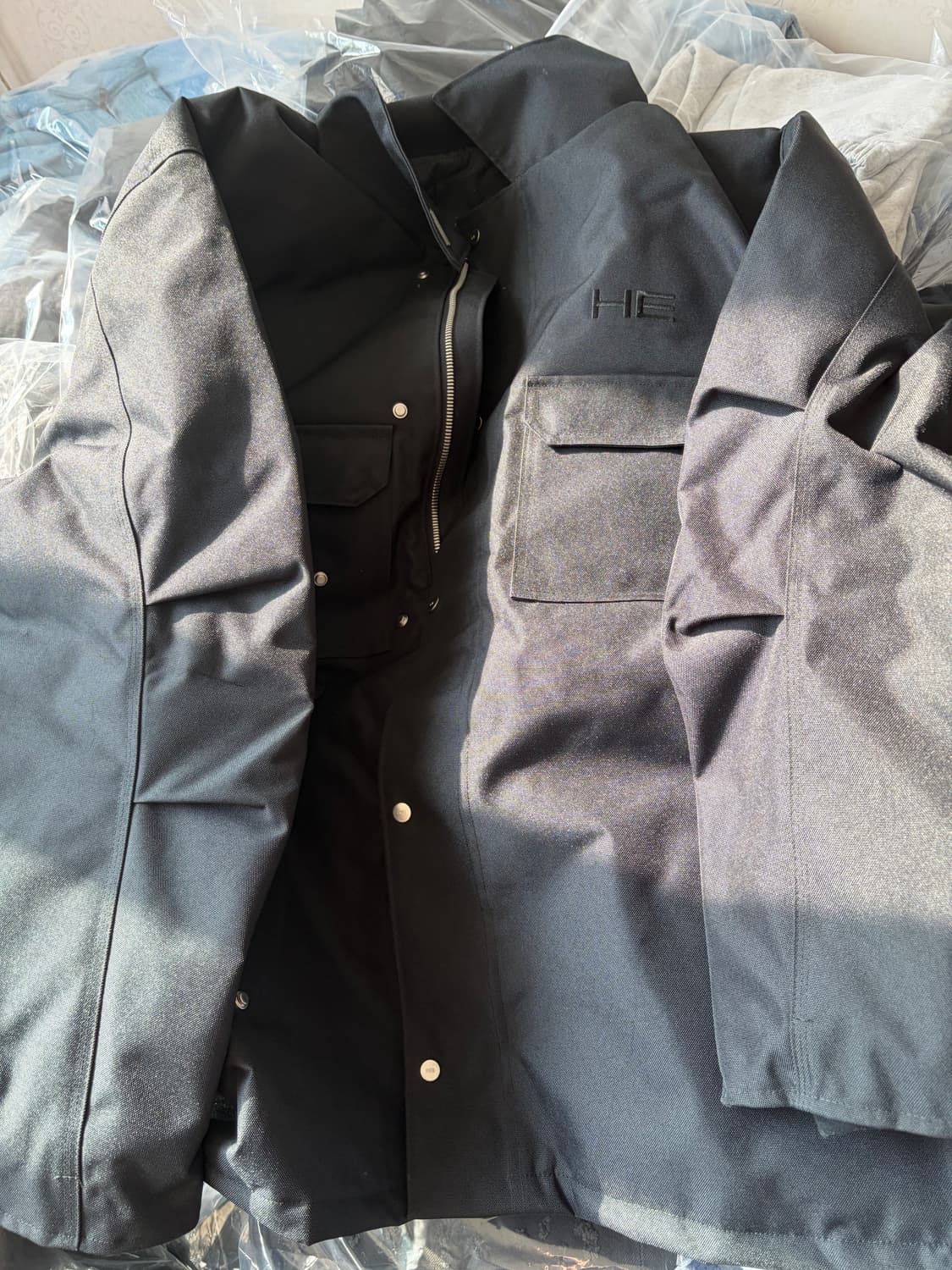 엘리엇에밋 HELIOT EMIL  워커 자켓 블랙48 상품이미지6